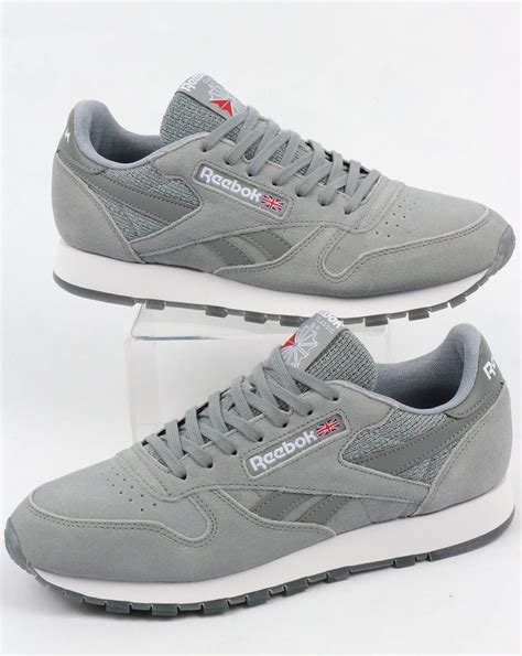 grey reebok classics|reebok classic leather white grey.